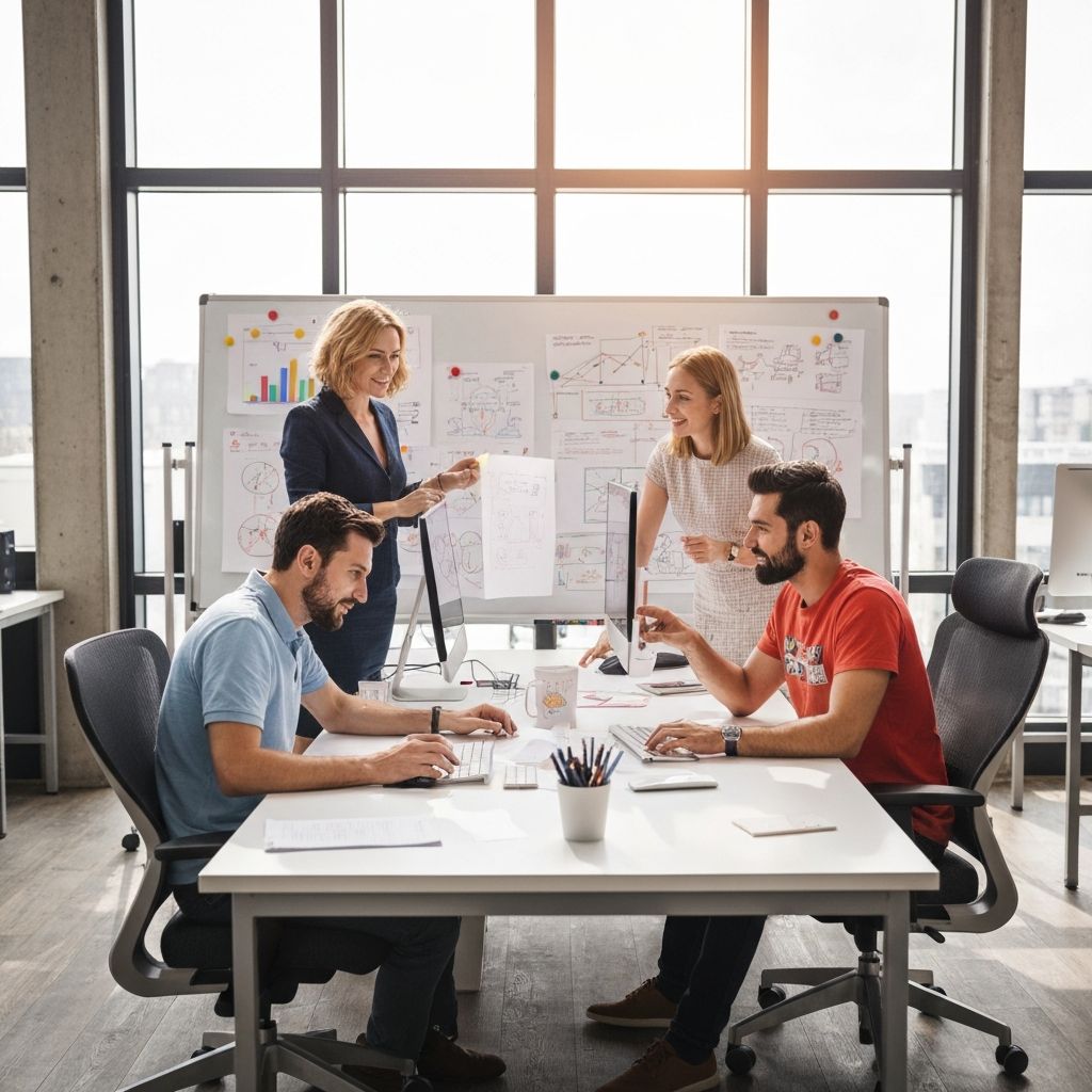 Equipo SOFTLIX trabajando